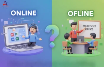 Nên học tin học văn phòng online hay offline? So sánh chi tiết từ A - Z