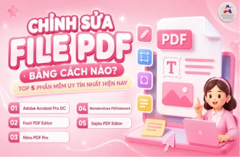 Top 5 phần mềm Chỉnh sửa file PDF uy tín hiện nay
