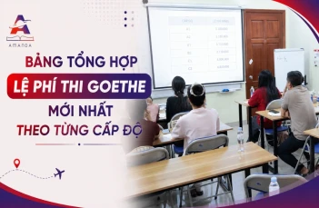 Lệ phí thi Goethe mới nhất 2026 - Chi tiết các cấp độ A1 - C2 Lệ phí thi Goethe mới nhất 2026 - Chi tiết các cấp độ A1 - C2