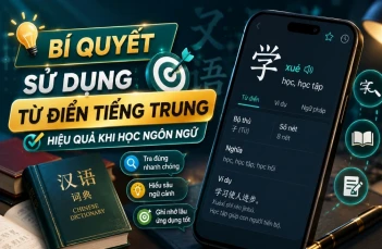 Top 3+ từ điển tiếng Trung chuẩn xác và dễ sử dụng 2026 Top 3+ từ điển tiếng Trung chuẩn xác và dễ sử dụng 2026