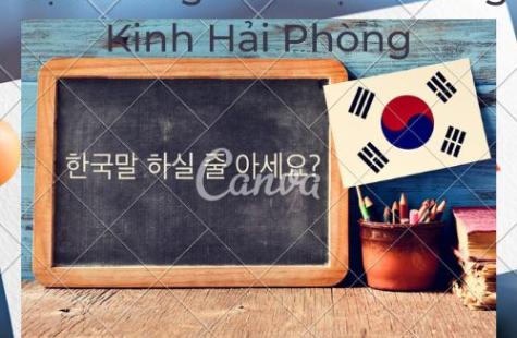 Học Tiếng Hàn Tại Dương Kinh Hải Phòng