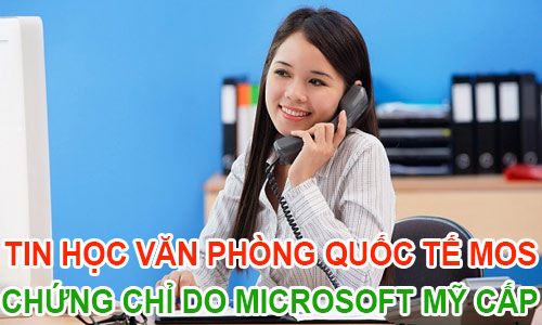 dạy tin học thi chứng chỉ Mos Hải Phòng