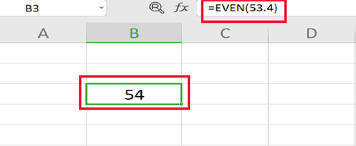 hướng dẫn cách sử dụng hàm EVEN hướng dẫn cách sử dụng hàm EVEN
