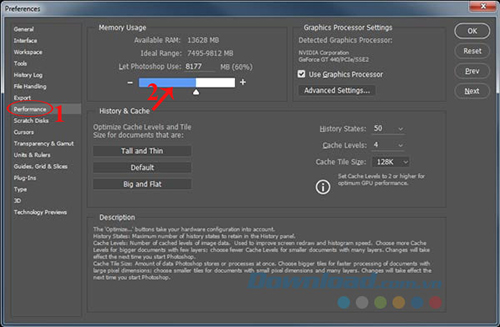 Photoshop  chạy quá chậm