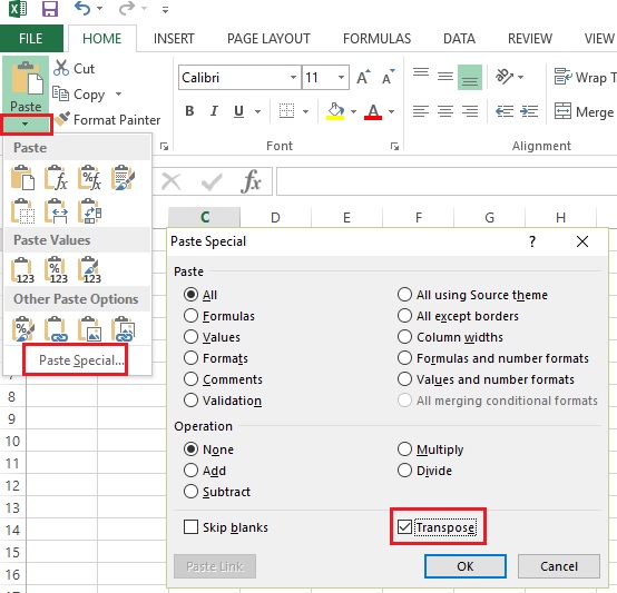 Các thao tác cơ bản trong Excel