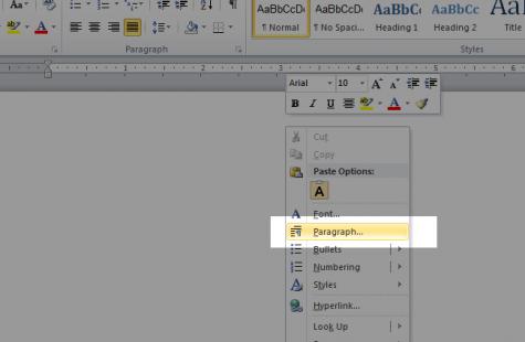 Hướng dẫn tạo dấu chấm tự động trong Word 2010