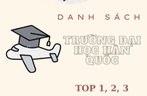 Danh Sách Trường Top 1,2,3 Du Học Hàn Quốc Năm 2023