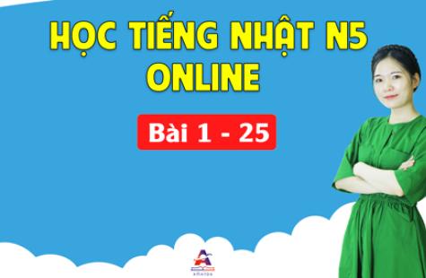 Khóa Học Tiếng Nhật Online N5 Giáo Trình Minano Nihongo 1